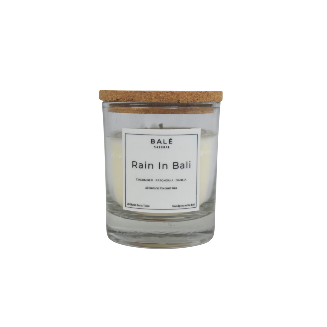 The Mini Bale Natural Candle - Rain in Bali
