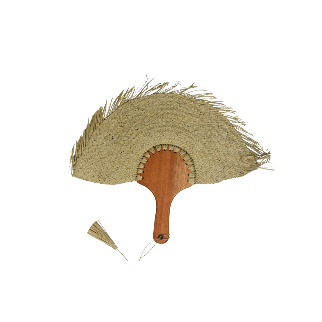 Lontar Hand Fan Natural
