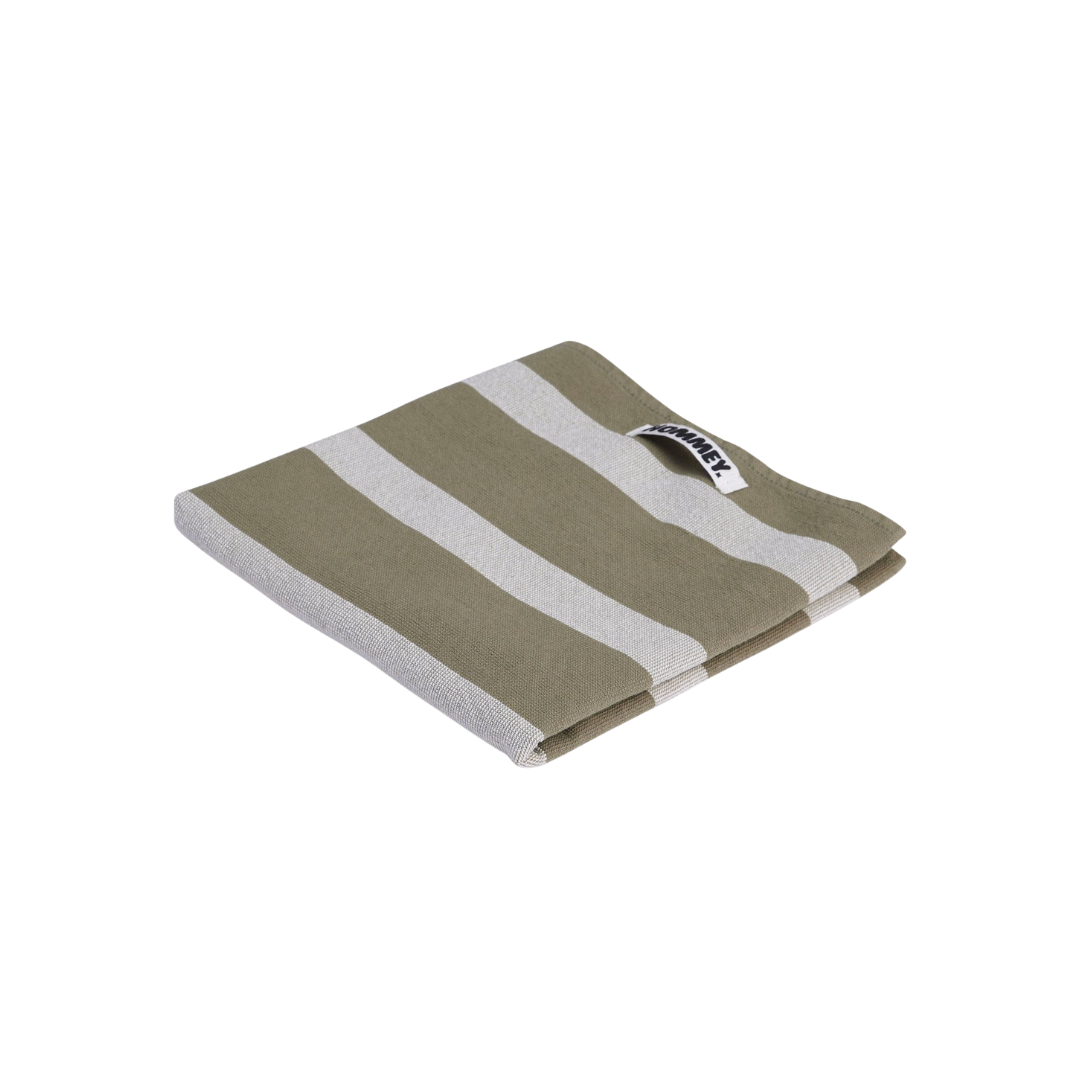 Hommey Tea Towel - Matcha Stripes