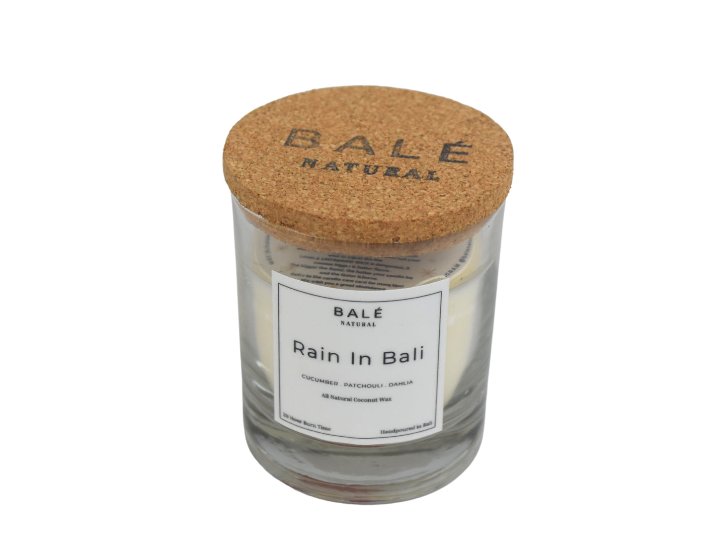 The Mini Bale Natural Candle - Rain in Bali