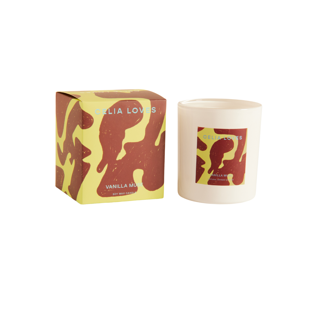Celia Loves Vanilla Muse Candle 395gms