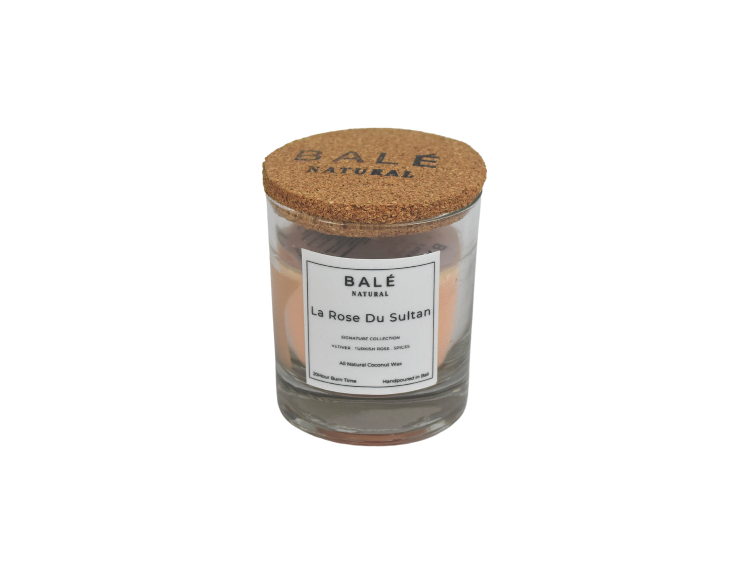 The Mini Bale Natural Candle - La Rose Du Saltan
