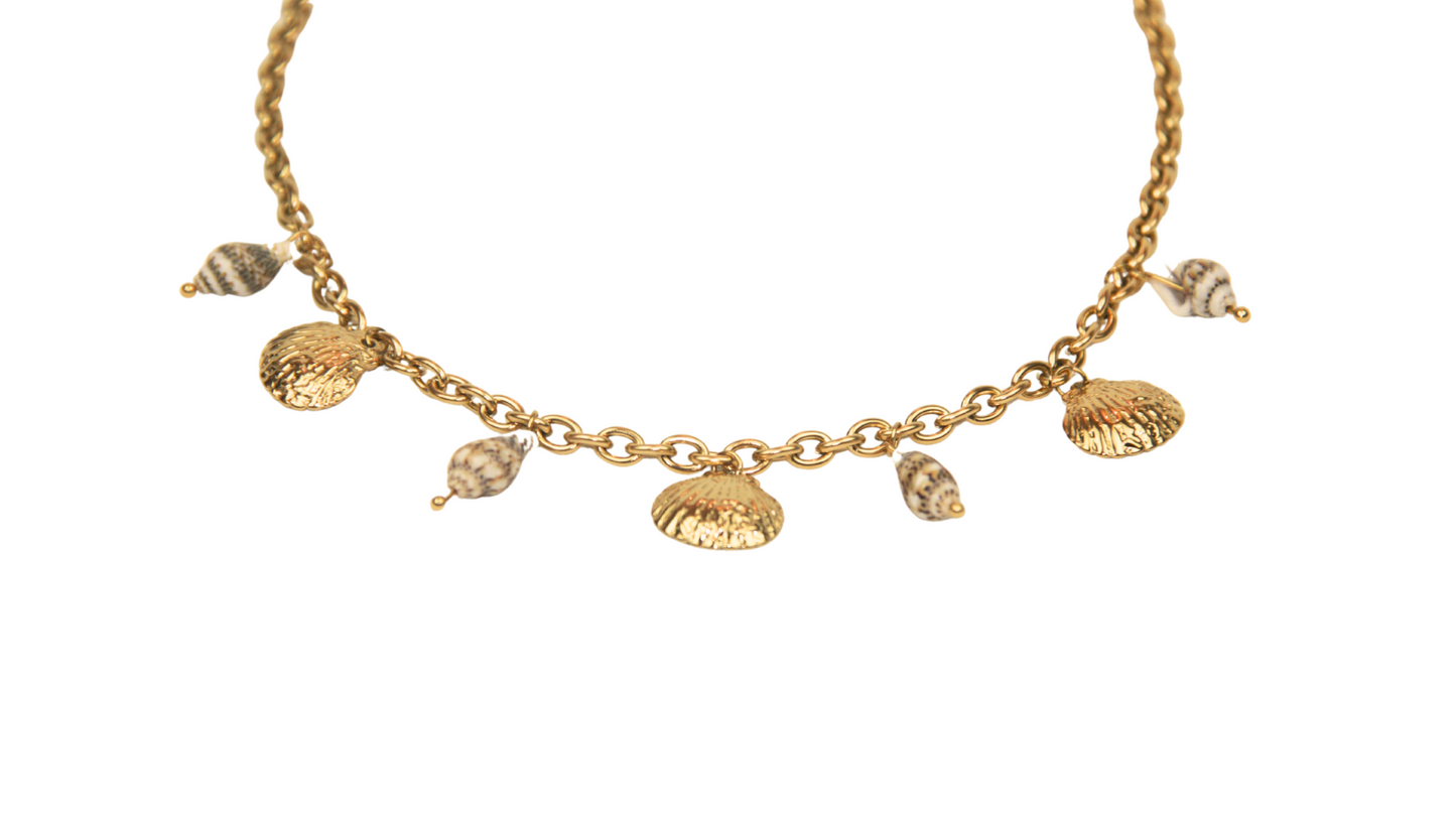 Azure Cove Gold Necklace