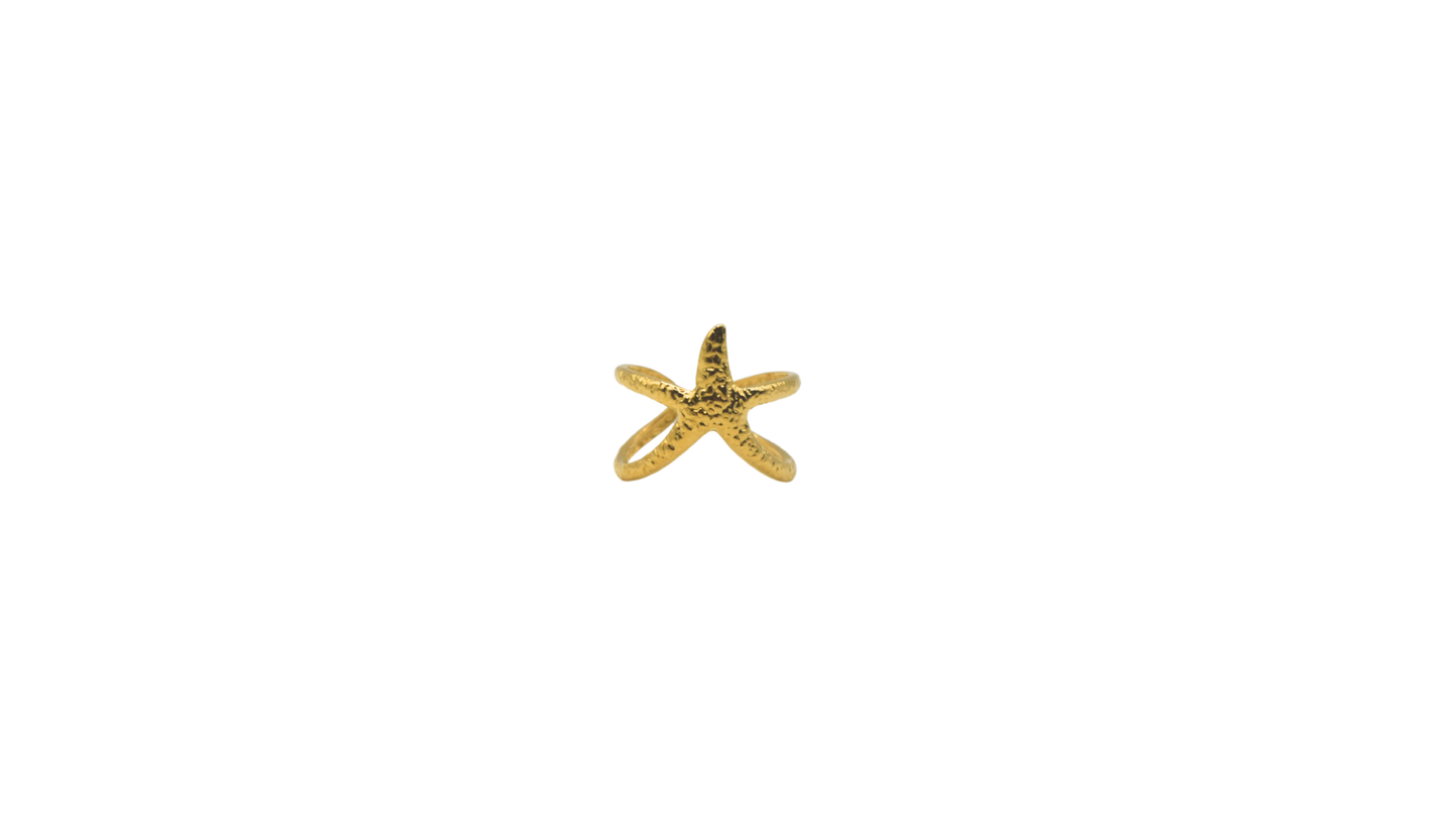 Starfish Gold Ring