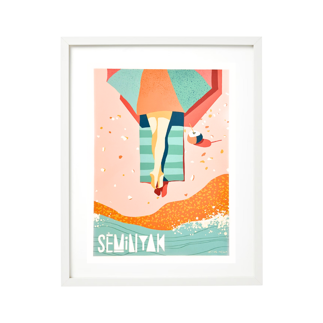 Seminyak, Bali Print by Justine Missen