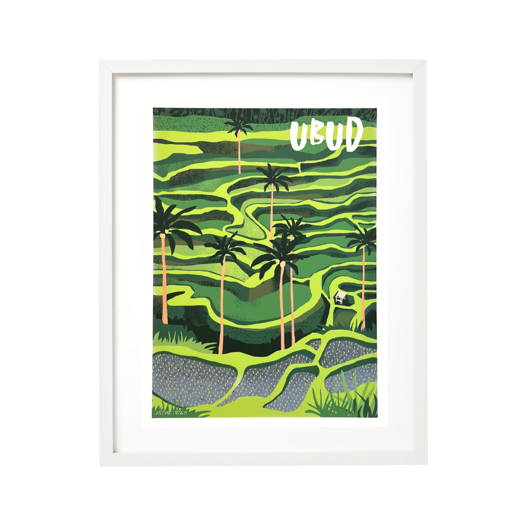Ubud, Bali Print by Justine Missen