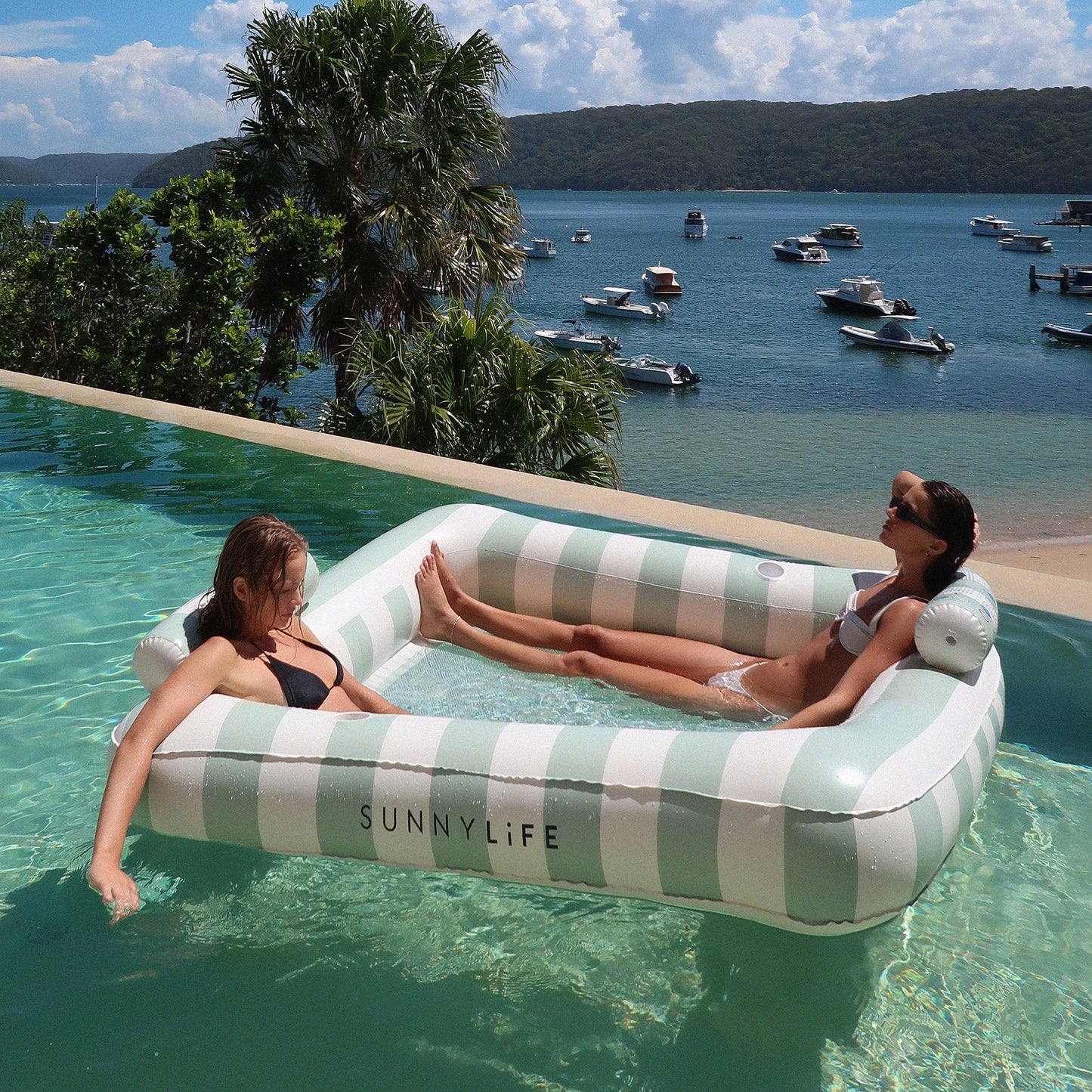 Sunny Life Deluxe Twin Hammock - The Vacay Soft Olive