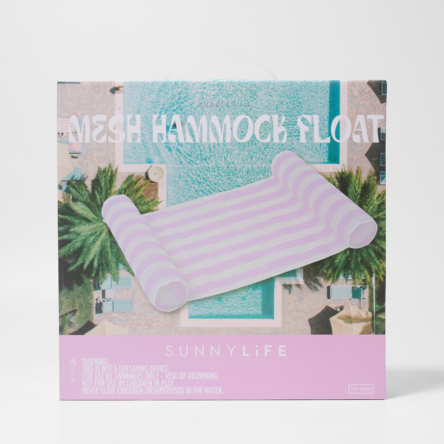 Sunny Life Mesh Hammock Float - Bubblegum Pink