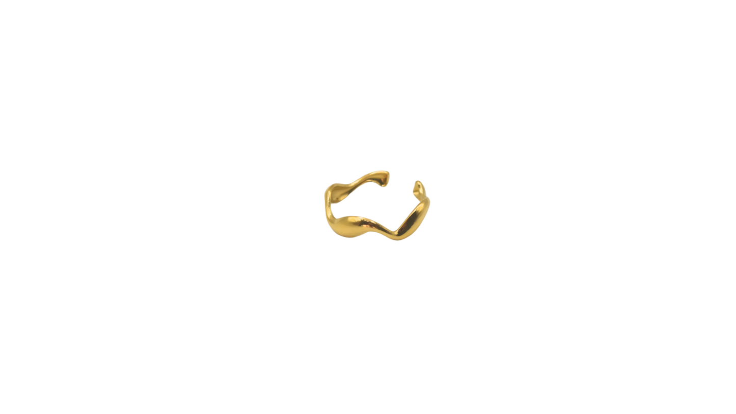 Wavy Gold Ring