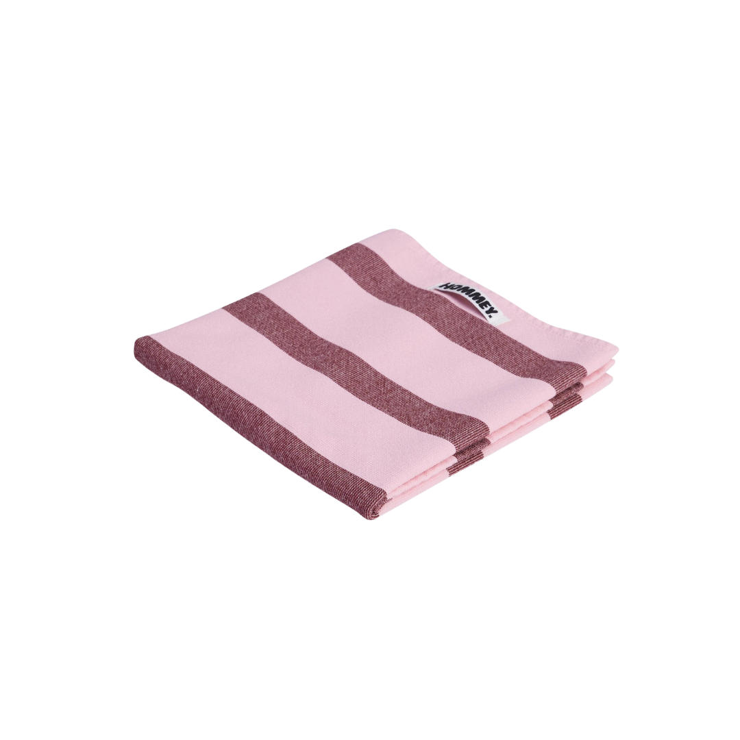 Hommey Tea Towel - Rocky Road Stripes