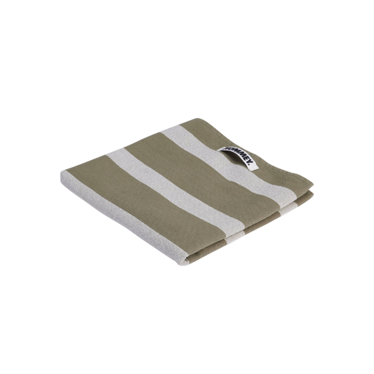Hommey Tea Towel - Matcha Stripes