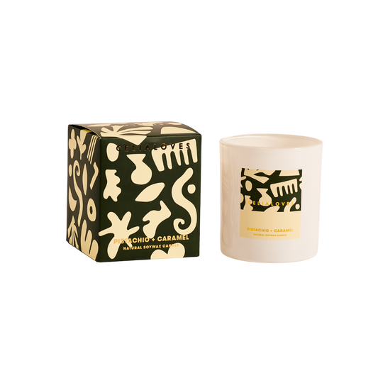 Celia Loves Pistachio & Caramel Candle 395gms