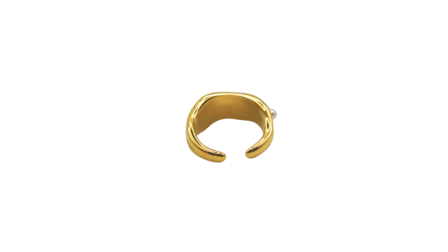 Stacked Pearl Ring