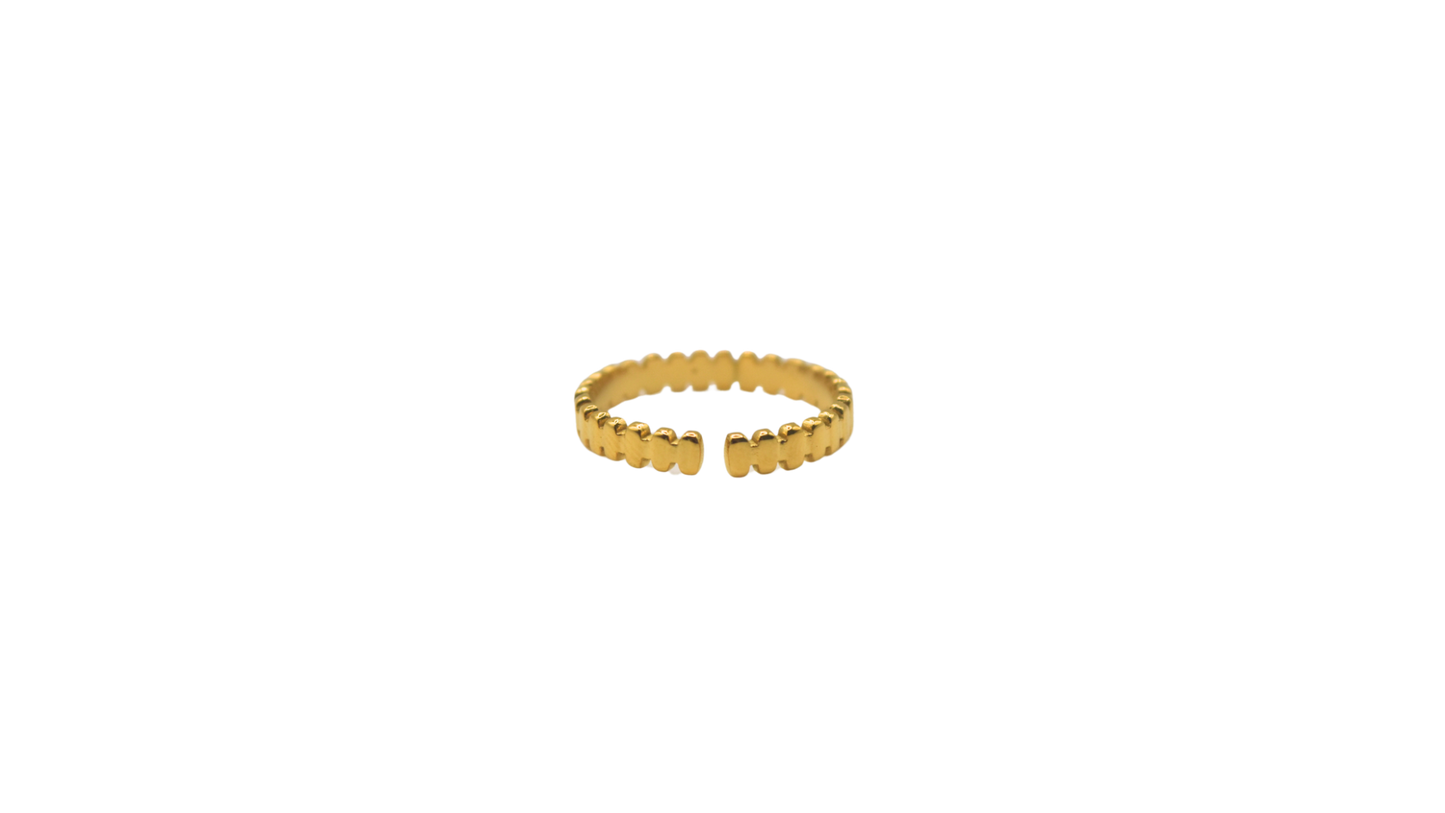 Textured Gold Ring
