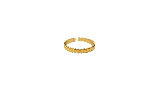 Textured Gold Ring