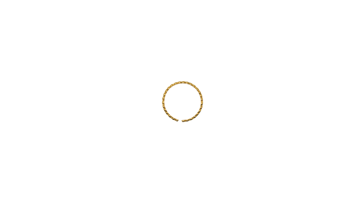 Textured Gold Ring