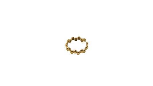 Bubble Gold Ring