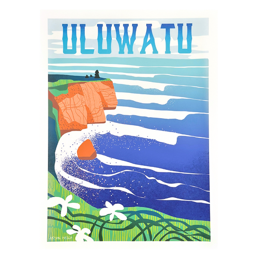 Uluwatu, Bali Print by Justine Missen