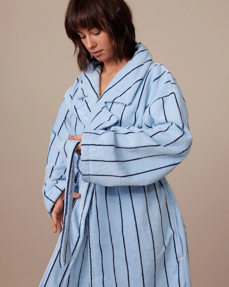 Layered Mist Robe Hommey Robe - Mist – Eliza Design Co